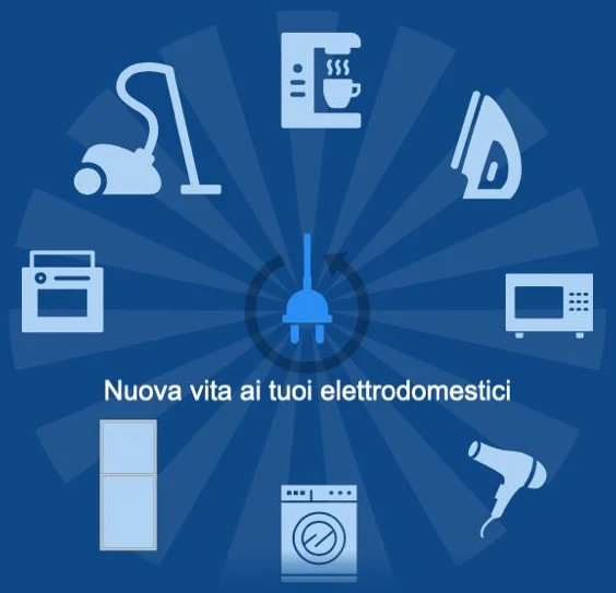 Nuova vita ai tuoi elettrodomestici: aspirapolvere, macchina da caffè, ferro da stiro, microonde, phon, lavatrice, frigorifero e forno
